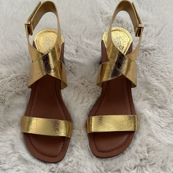 Franco Sarto Olinda in Gold Size 8.5 - Picture 2 of 7